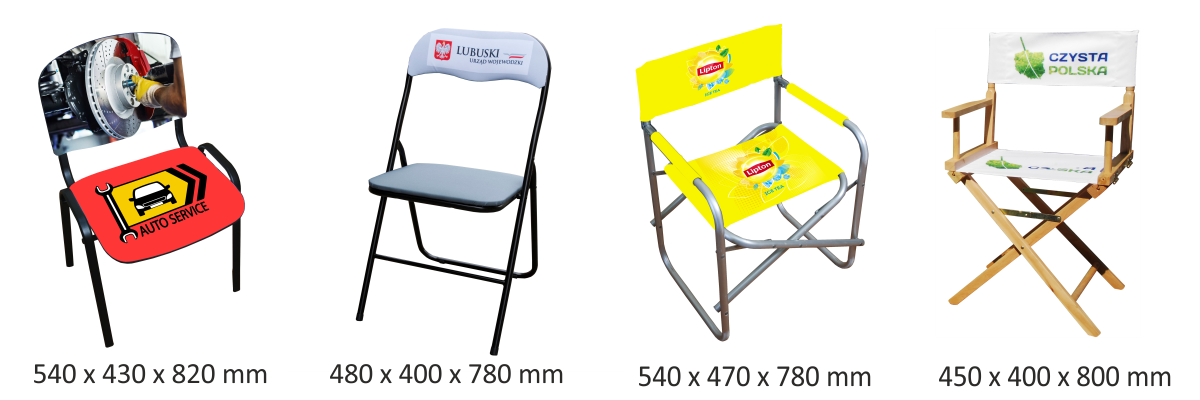 krzesła biurowe, krzesła składane, krzesła iso, krzesła reżyserskie, krzesła